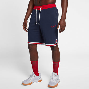 Short de basket-ball rouge marine pour hommes